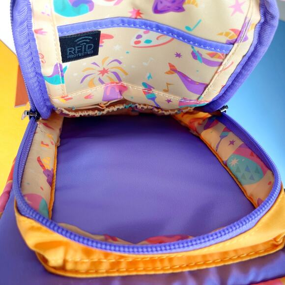 Disney Figment Lug Bag Crossbody Sling Festival of the Arts Epcot Parks - Picture 8 of 13